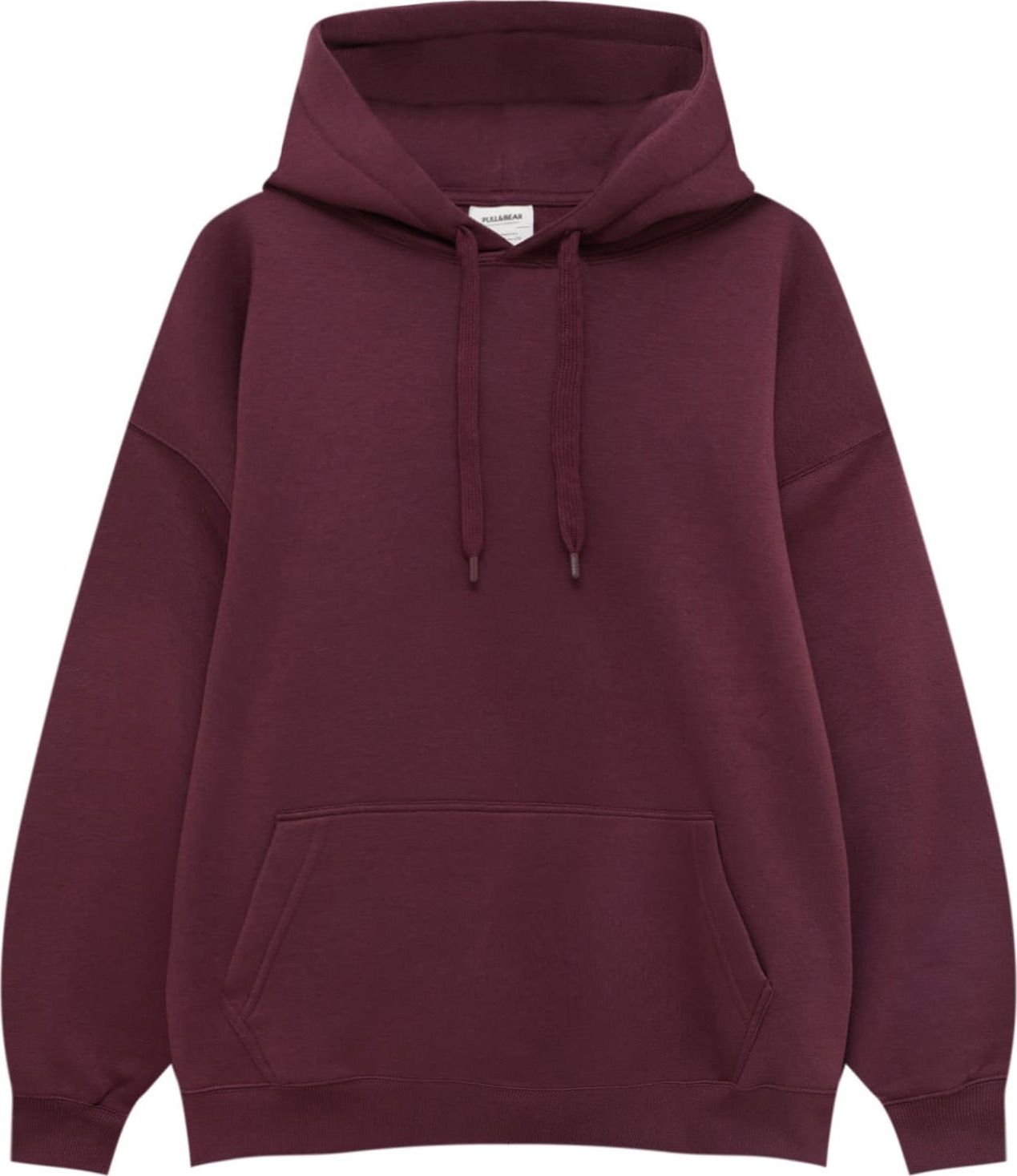 Mikina Pull&Bear burgundská červeň