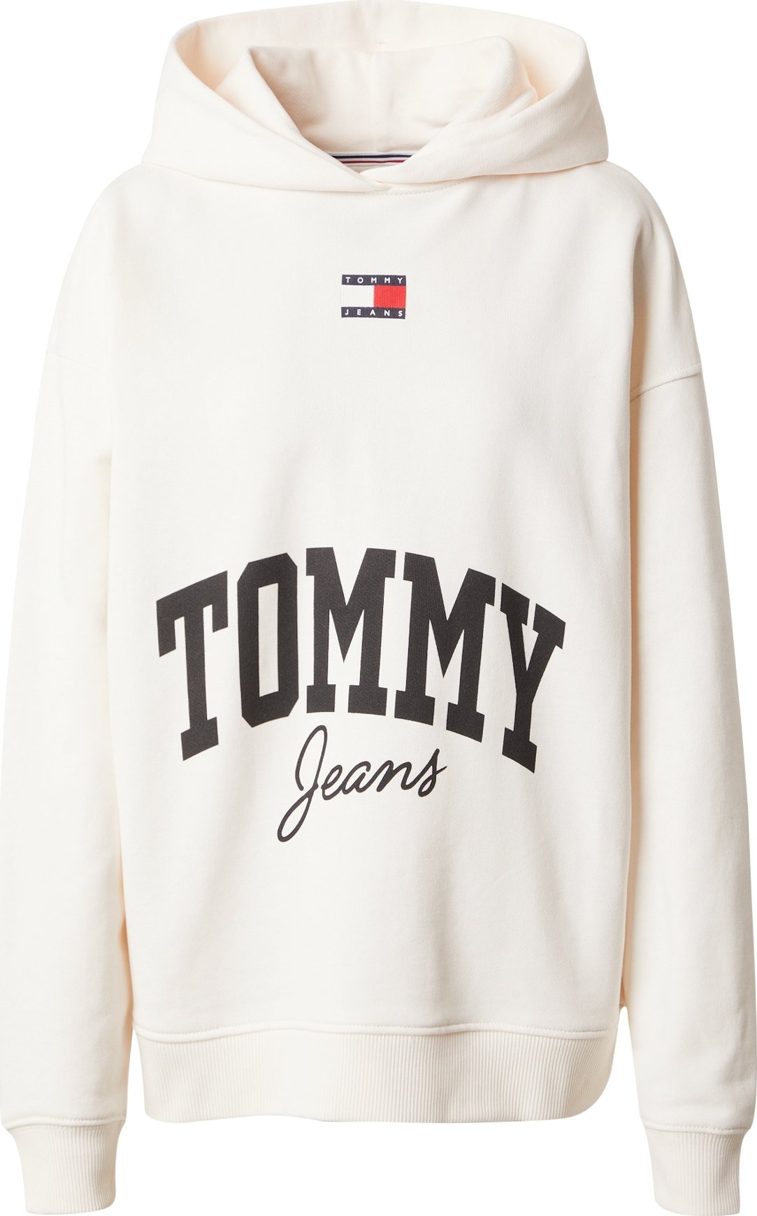 Mikina Tommy Jeans námořnická modř / červená / černá / offwhite