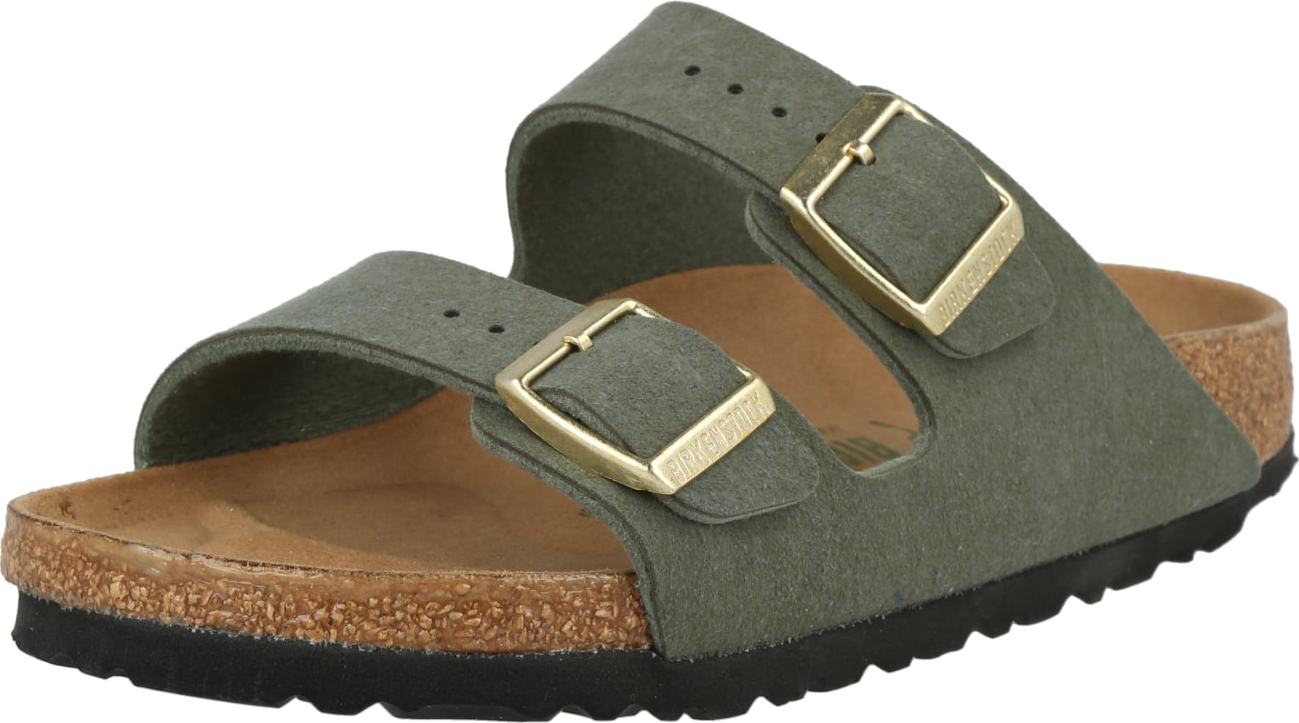 Pantofle Birkenstock khaki