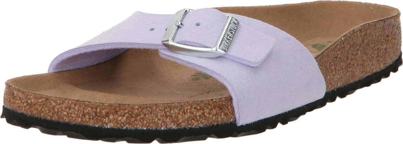 Pantofle Birkenstock lenvandulová