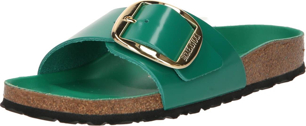 Pantofle 'LENA' Birkenstock trávově zelená