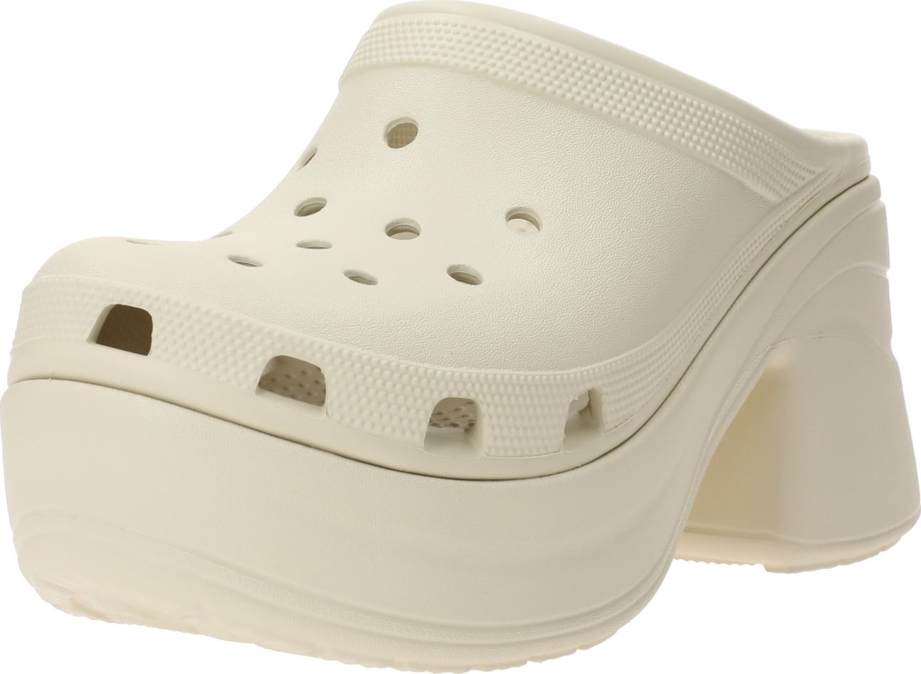 Pantofle 'Siren' Crocs krémová