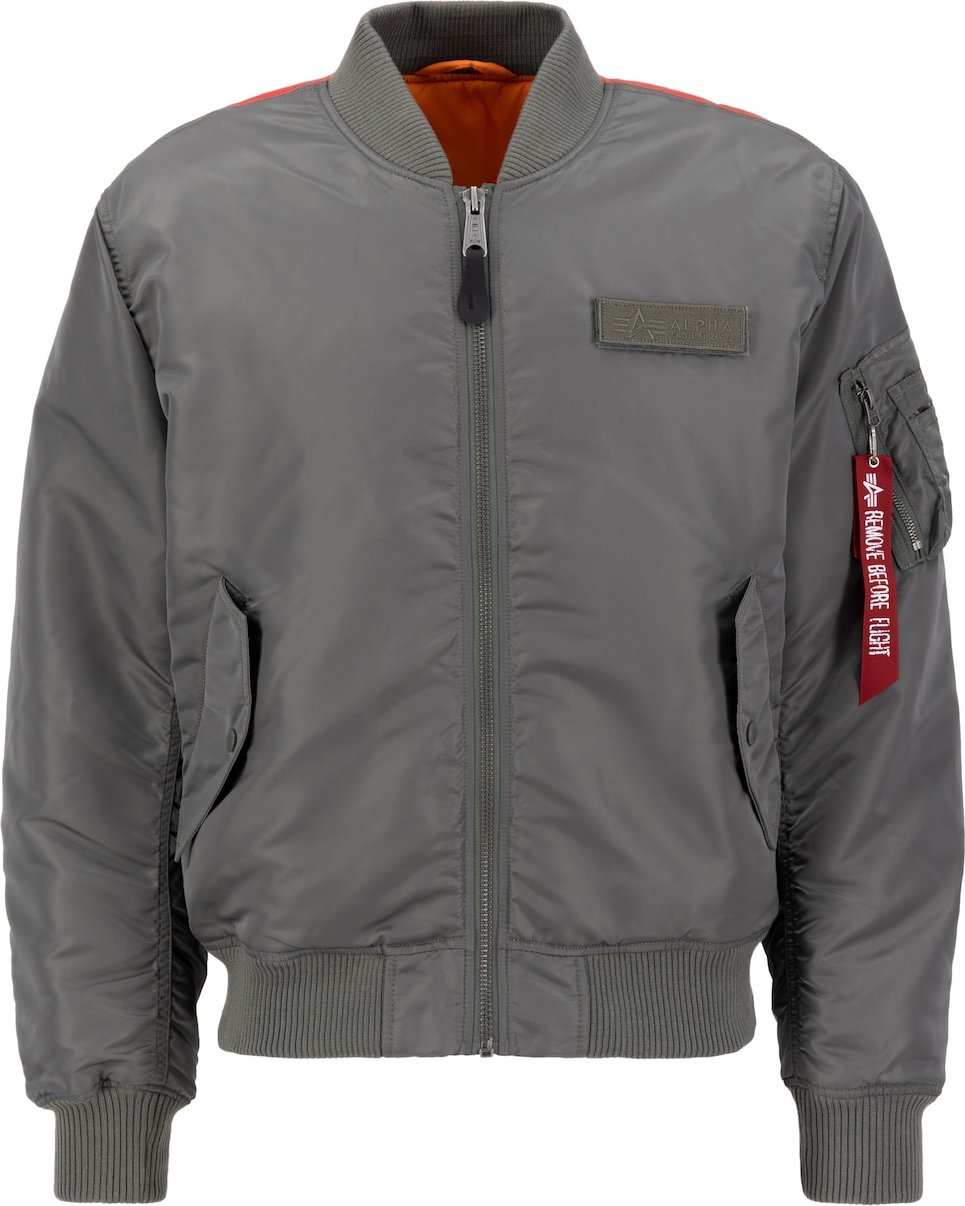 Přechodná bunda 'Fighter Squadron' alpha industries šedá / mix barev