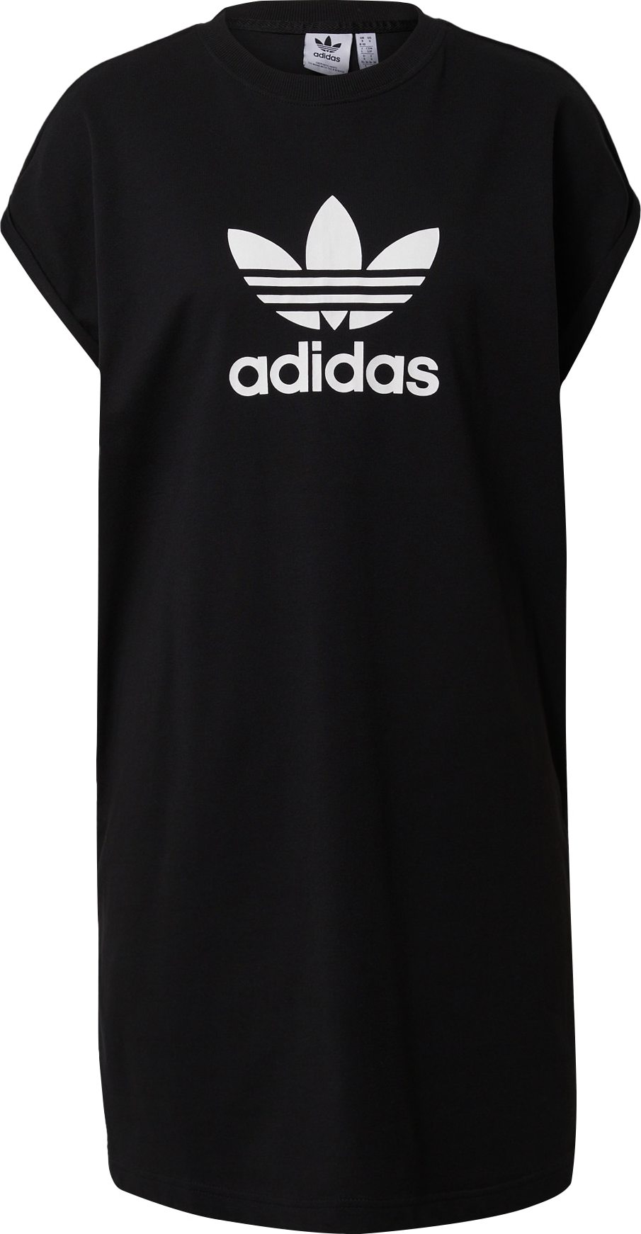 Šaty 'Adicolor' adidas Originals černá / bílá