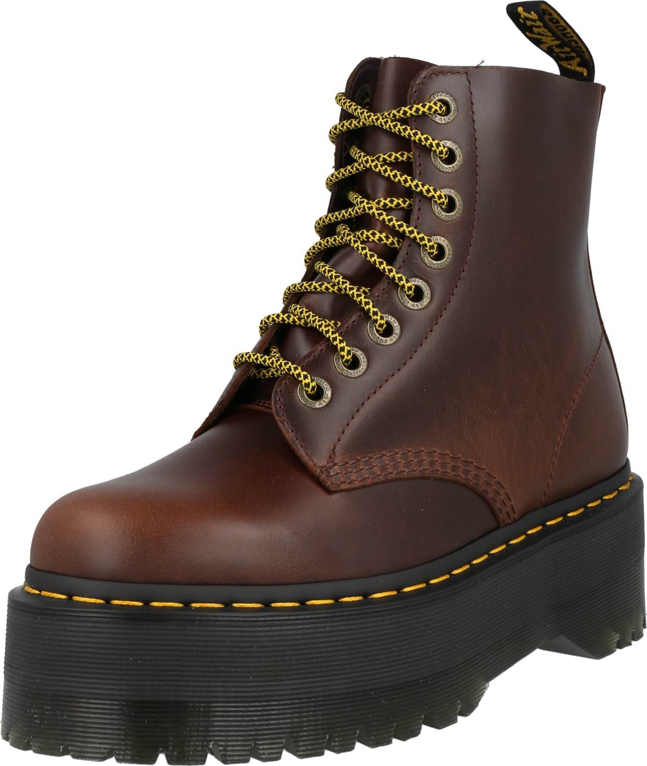 Šněrovací kozačky '1460 Pascal Max' Dr. Martens tmavě hnědá