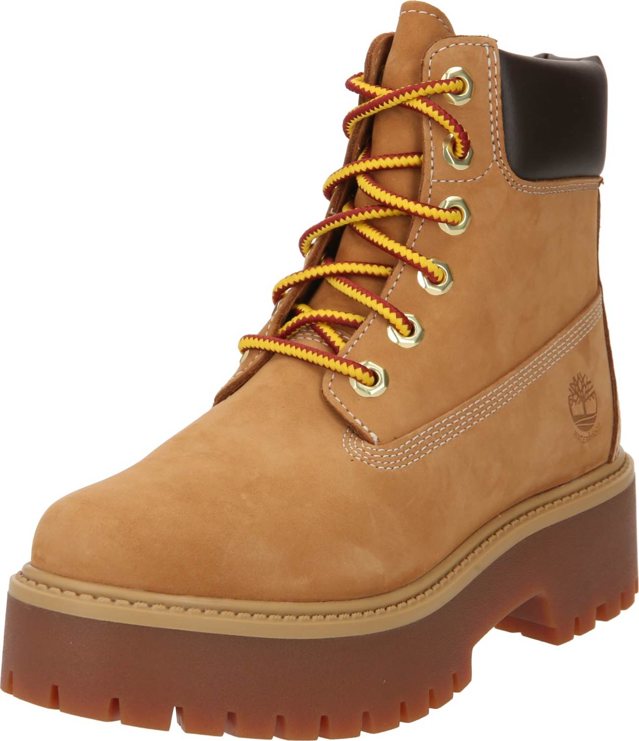 Šněrovací kozačky 'Premium Elevated6inWP' Timberland koňaková / černá