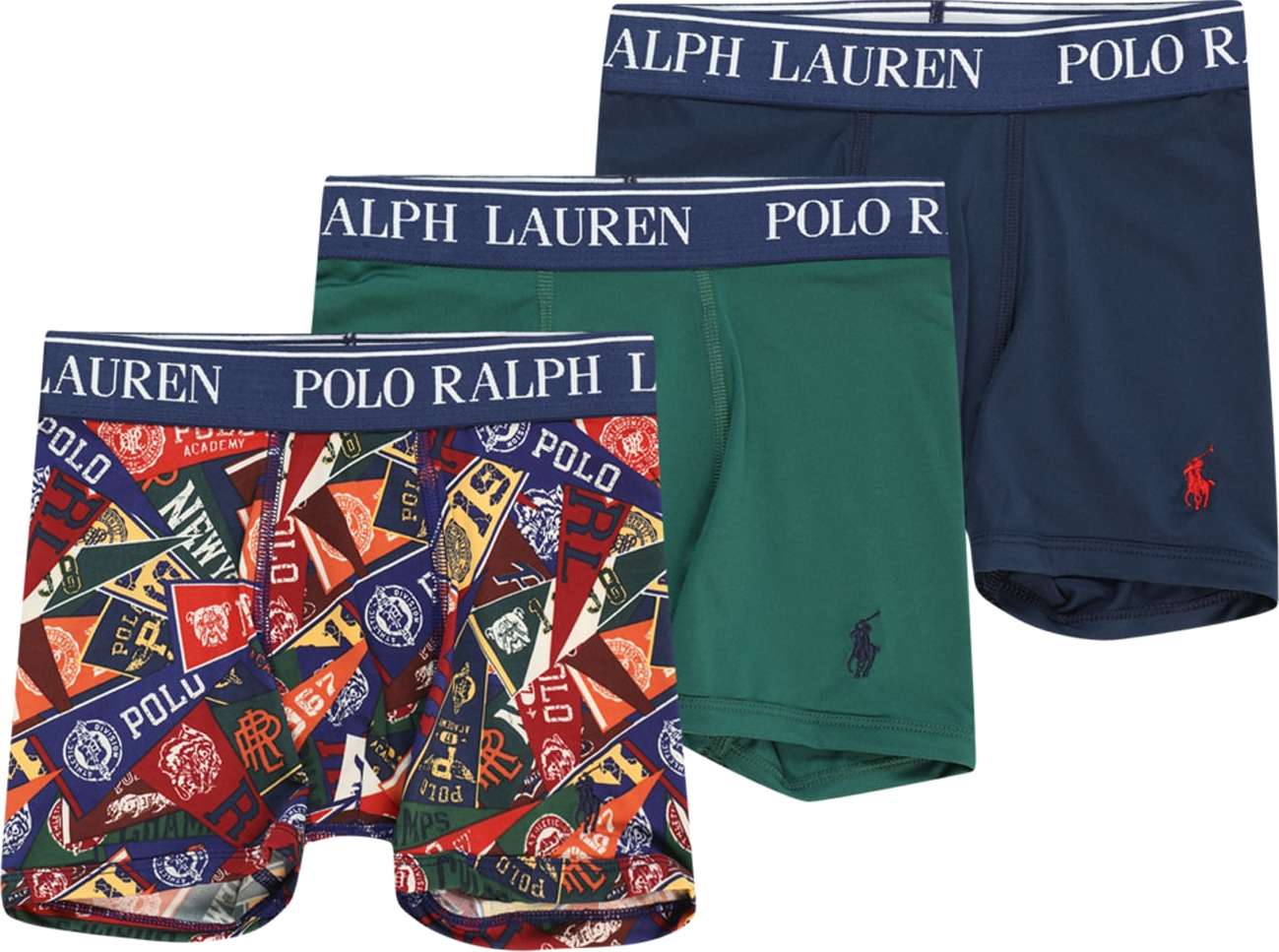 Spodní prádlo Polo Ralph Lauren námořnická modř / zelená / červená / bílá