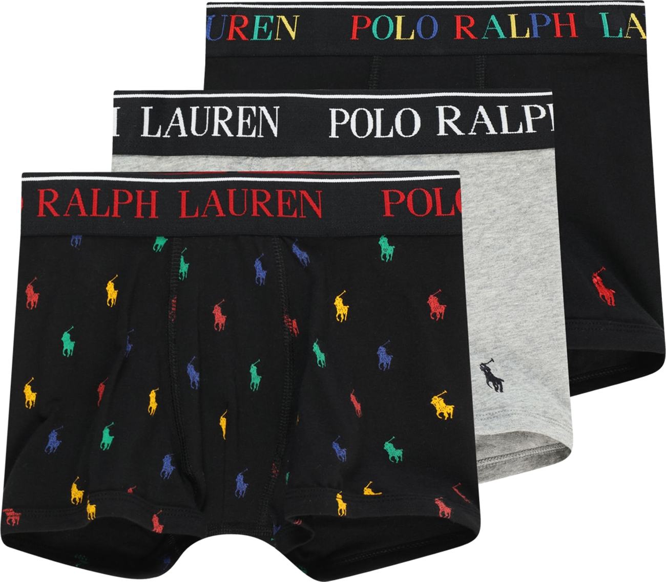 Spodní prádlo Polo Ralph Lauren světle šedá / černá