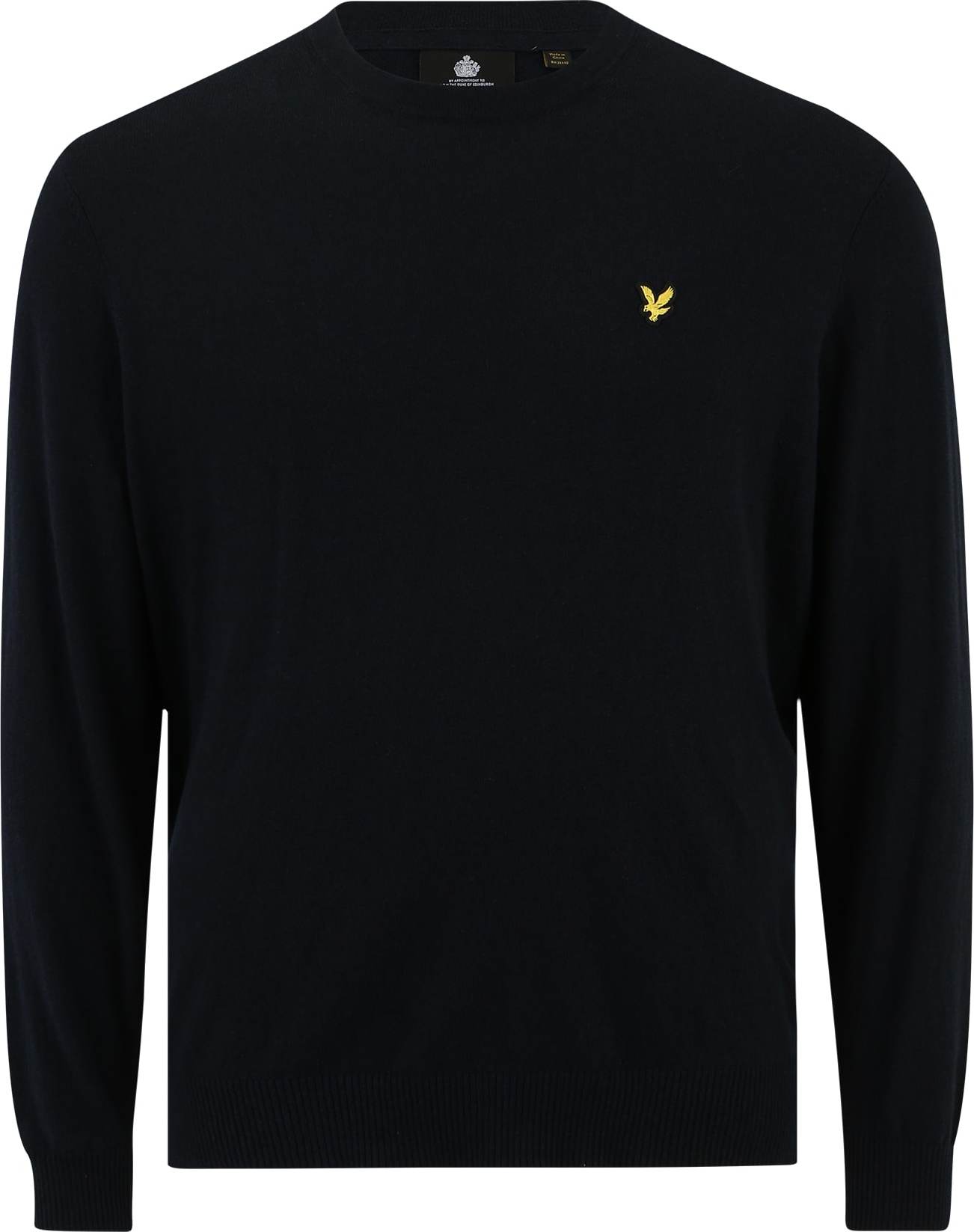 Svetr Lyle & Scott Big&Tall námořnická modř / žlutá