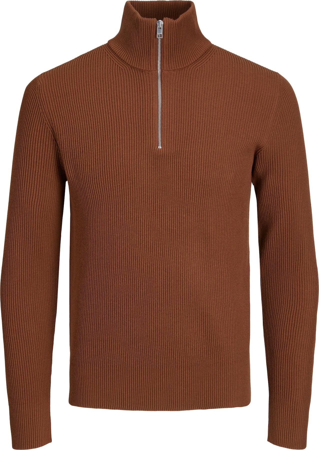 Svetr 'Perfect' jack & jones hnědá