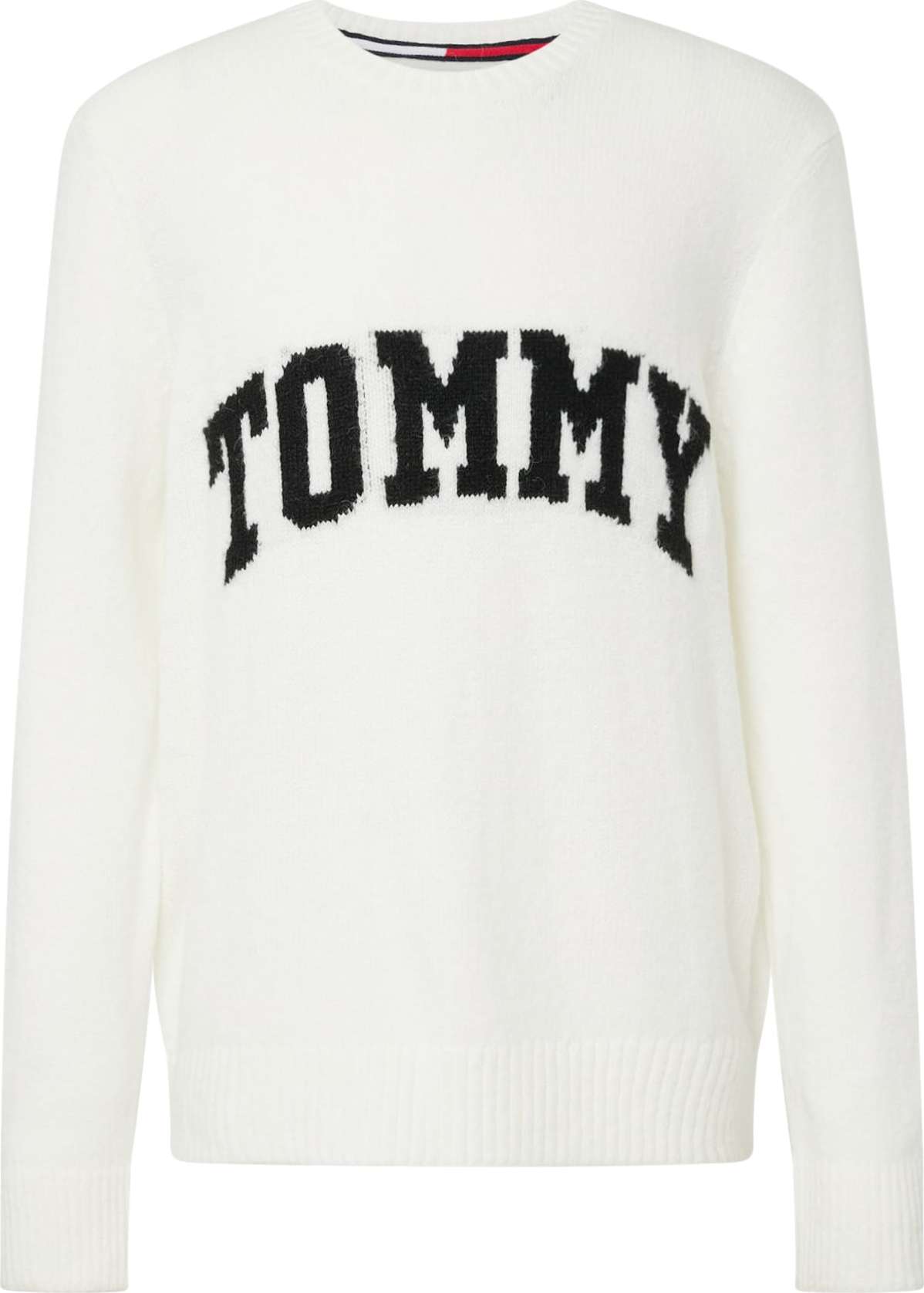 Svetr Tommy Jeans námořnická modř / bílá