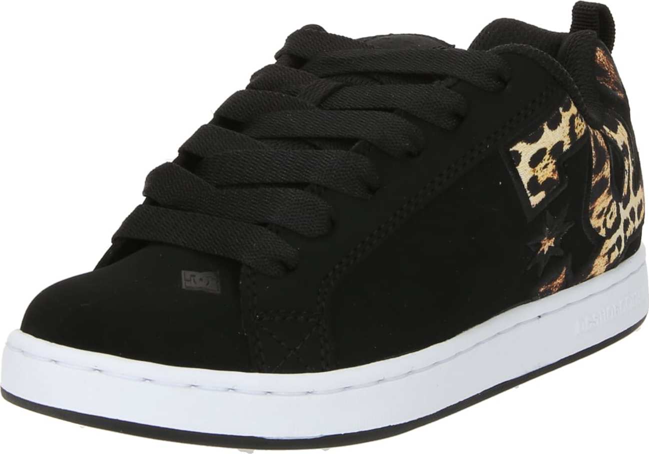 Tenisky DC Shoes zlatě žlutá / černá