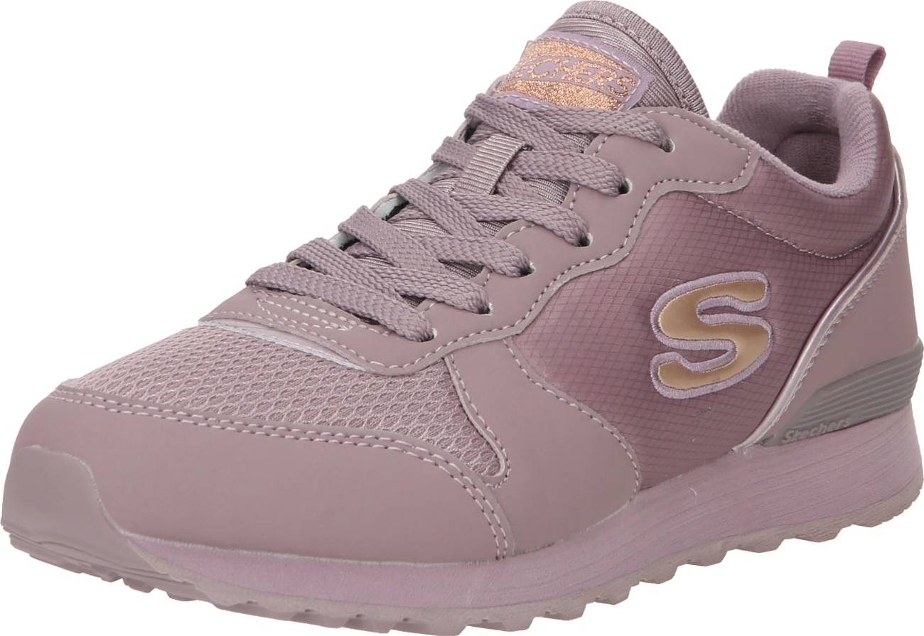 Tenisky Skechers zlatě žlutá / šedá / bledě fialová / broskvová