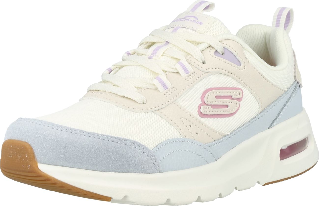 Tenisky Skechers světlemodrá / světle růžová / offwhite