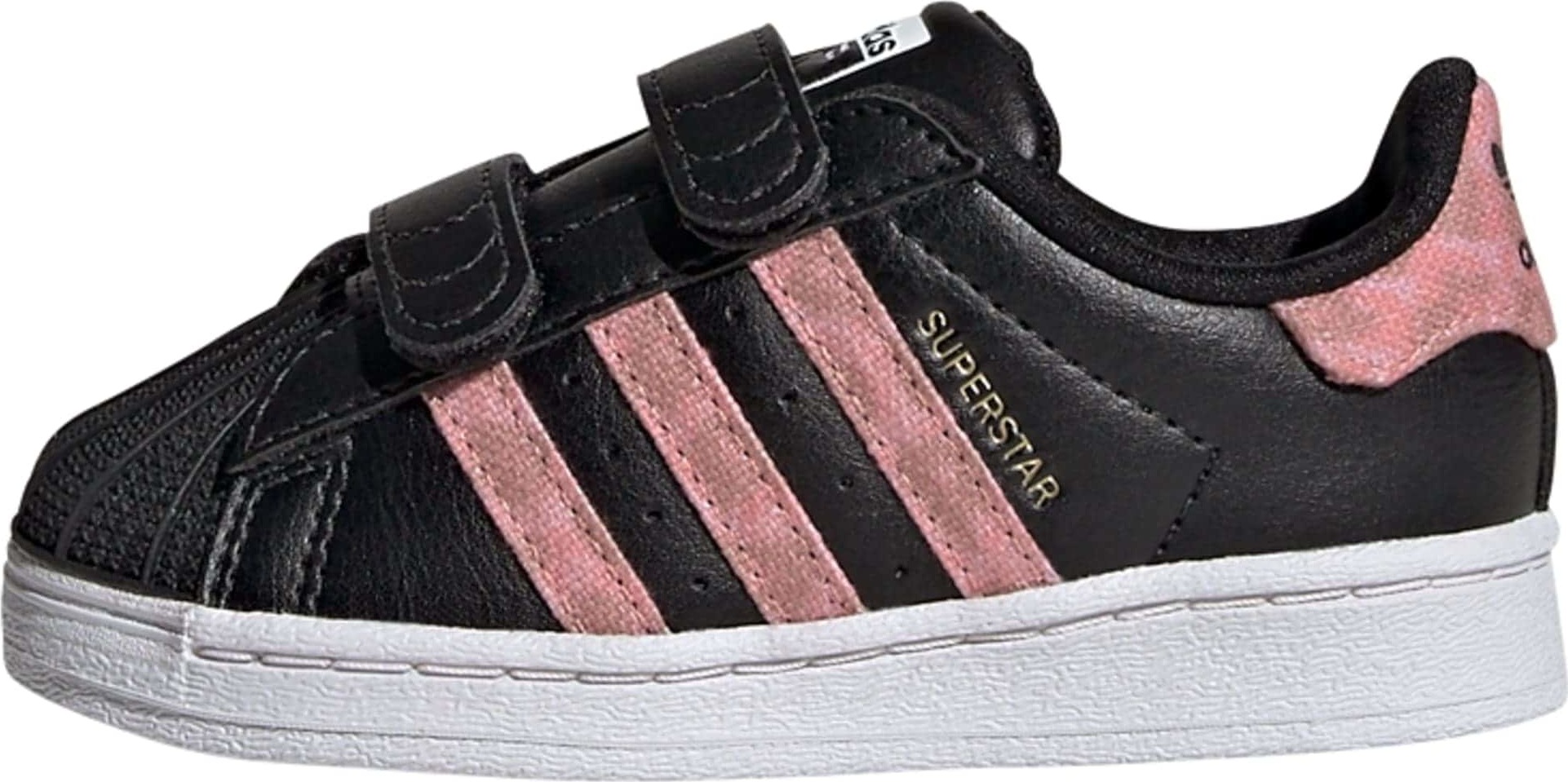 Tenisky 'Superstar Comfort Closure' adidas Originals zlatá / pink / černá / bílá