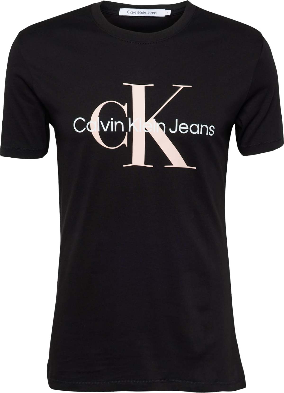 Tričko Calvin Klein Jeans růžová / černá / bílá