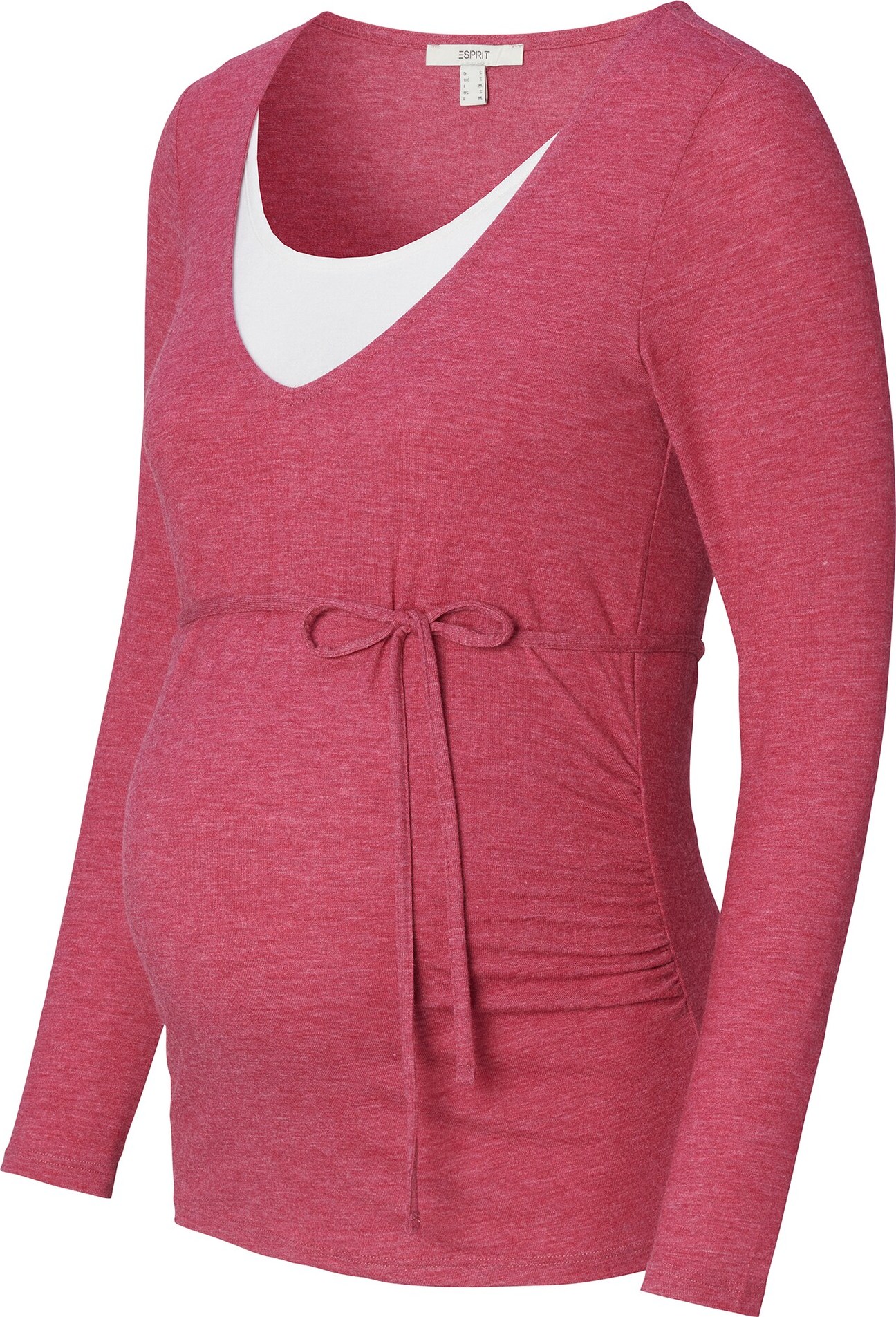 Tričko Esprit Maternity bobule / bílá