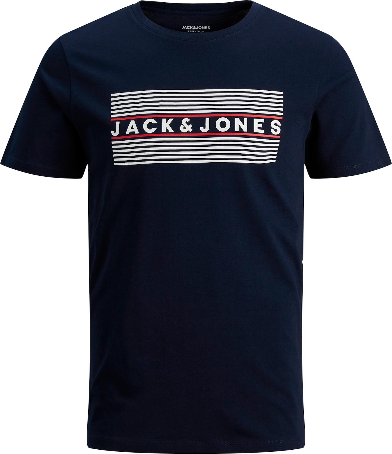 Tričko Jack & Jones Junior námořnická modř / karmínově červené / bílá