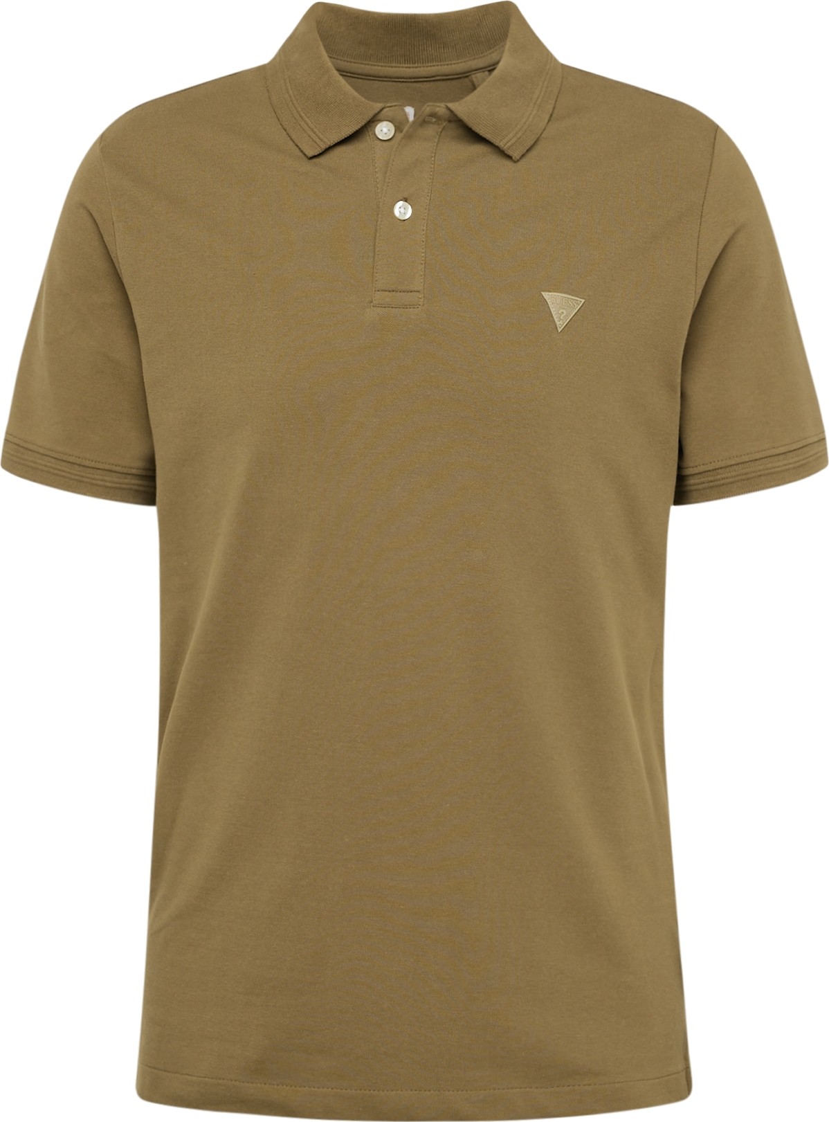 Tričko 'Lyle' Guess khaki / bílá