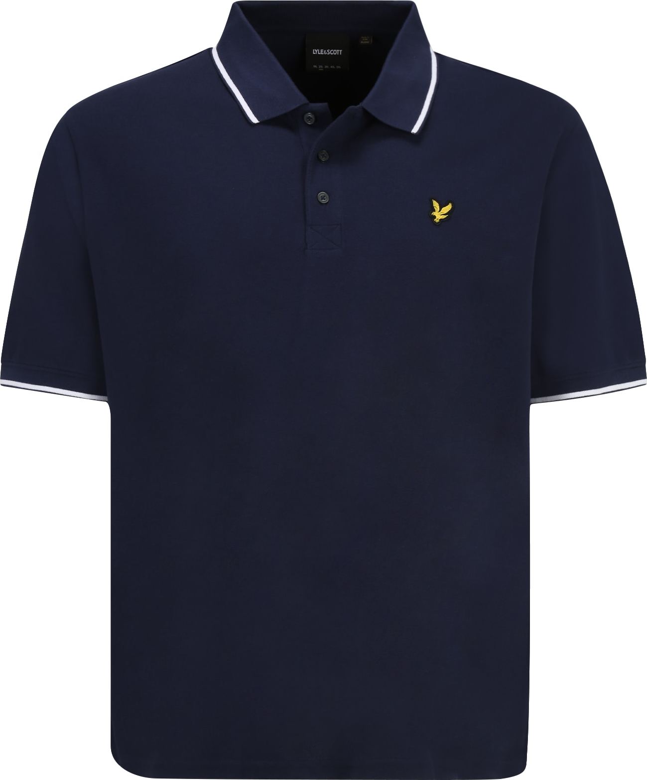 Tričko Lyle & Scott Big&Tall námořnická modř / zlatě žlutá / černá / bílá