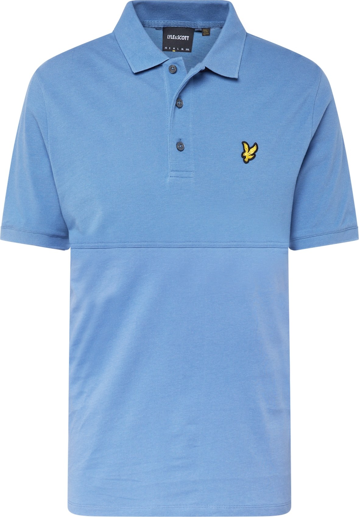 Tričko Lyle & Scott světlemodrá / žlutá / černá