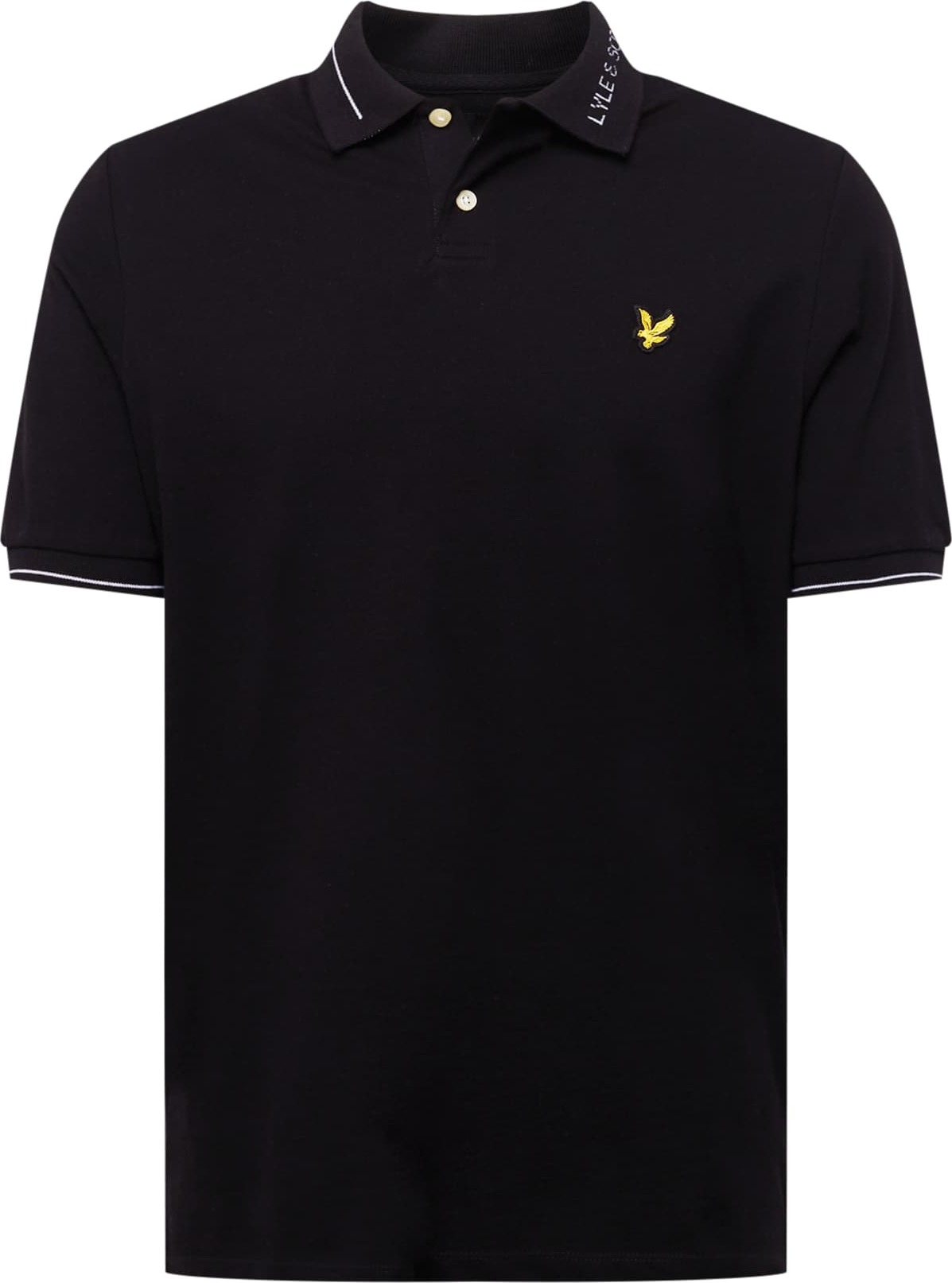 Tričko Lyle & Scott žlutá / černá / bílá