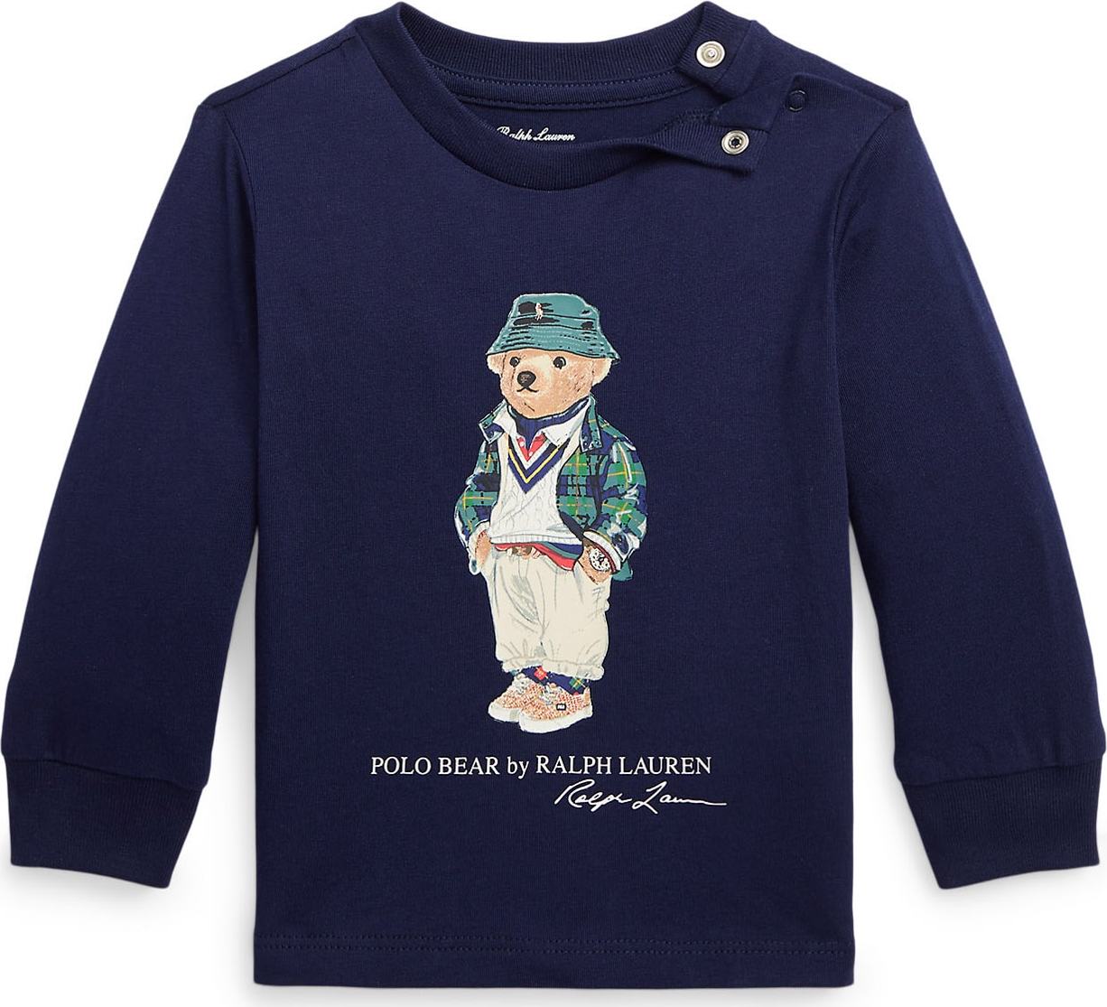 Tričko Polo Ralph Lauren námořnická modř / světle hnědá / nefritová / bílá