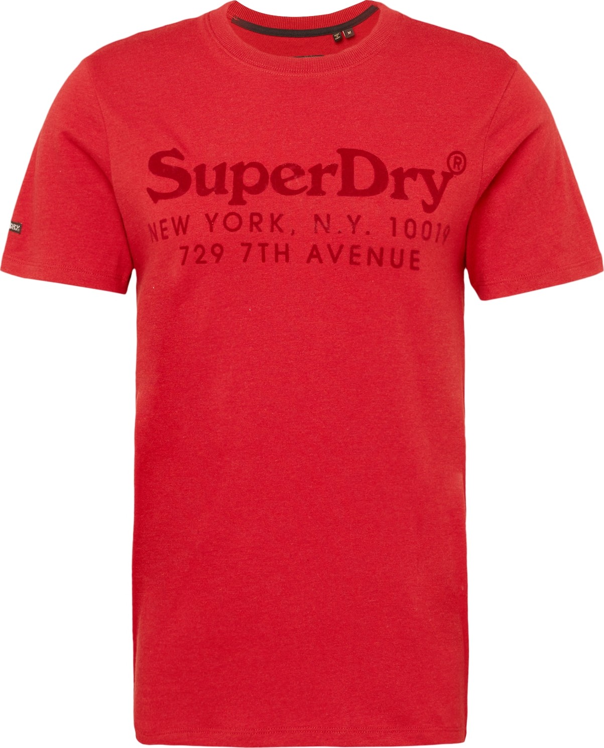 Tričko Superdry grenadina / tmavě červená