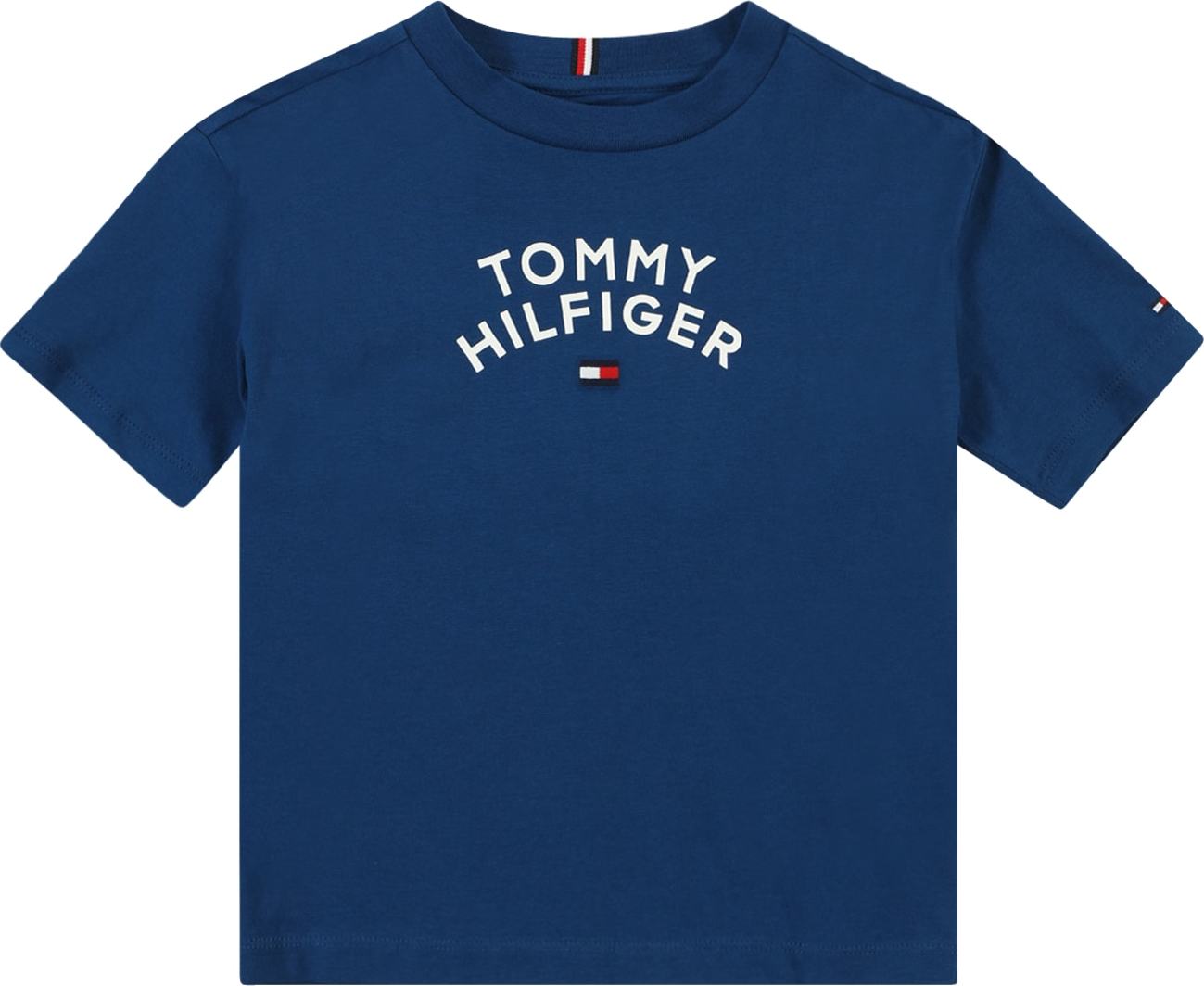 Tričko Tommy Hilfiger modrá / námořnická modř / červená / bílá