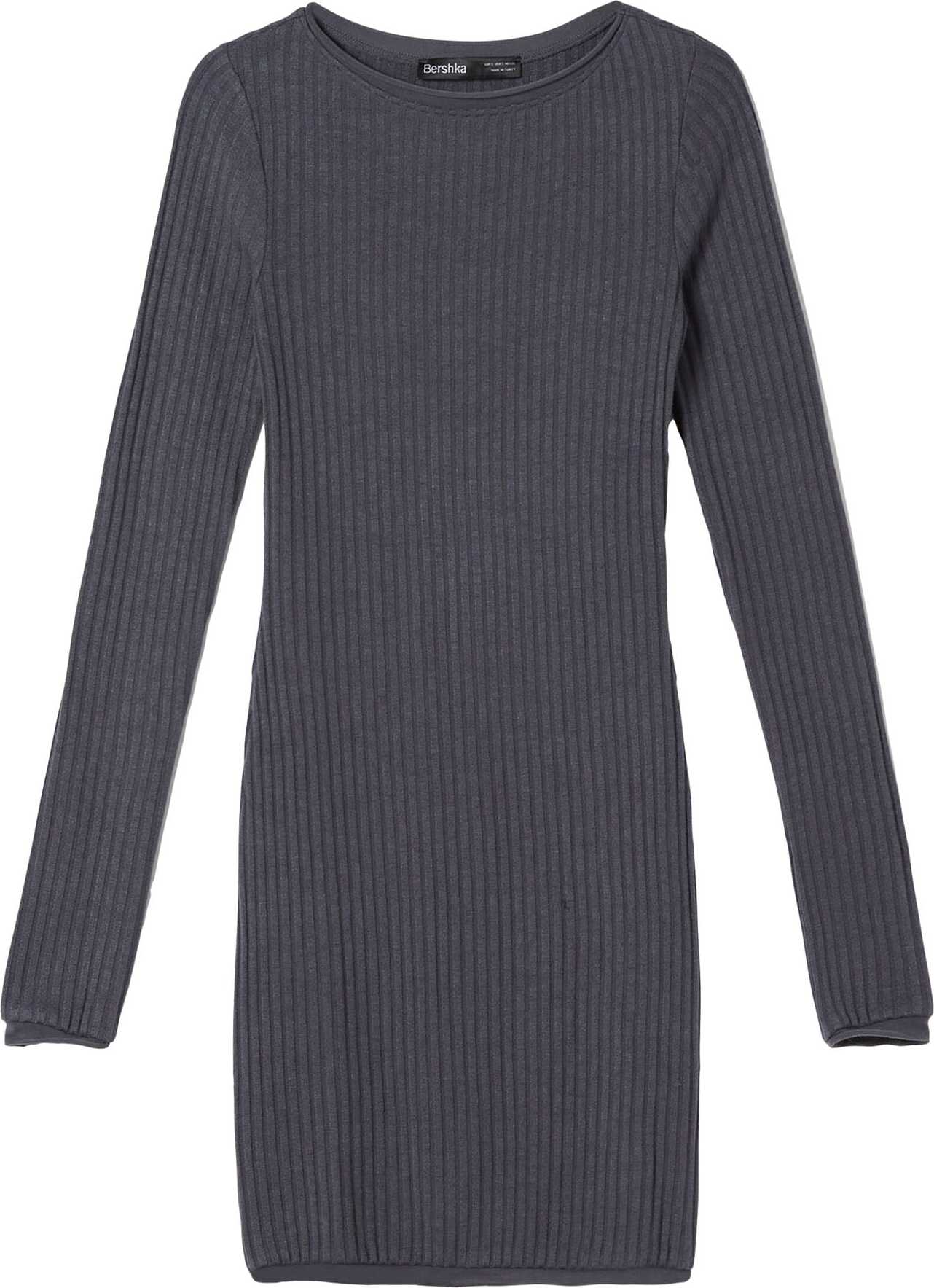 Úpletové šaty Bershka mix barev