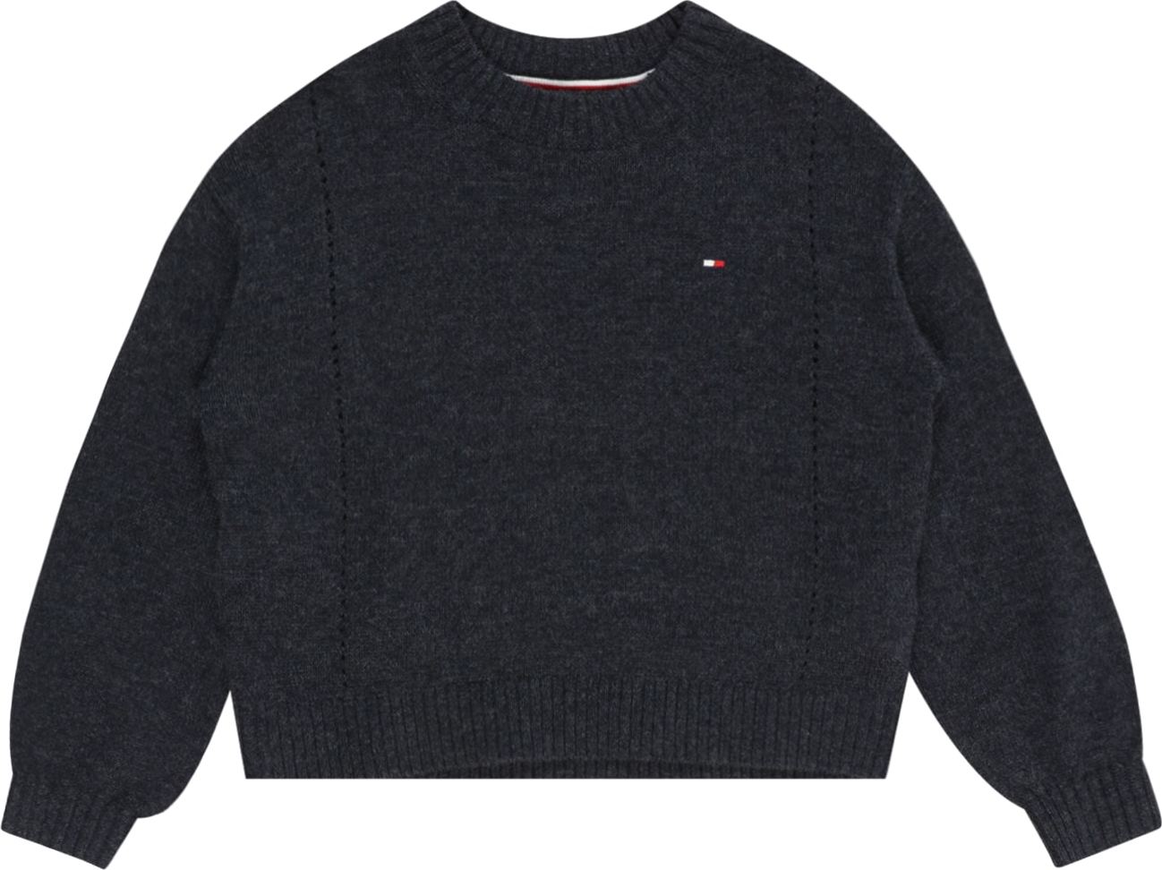 Svetr Tommy Hilfiger noční modrá / červená / bílá