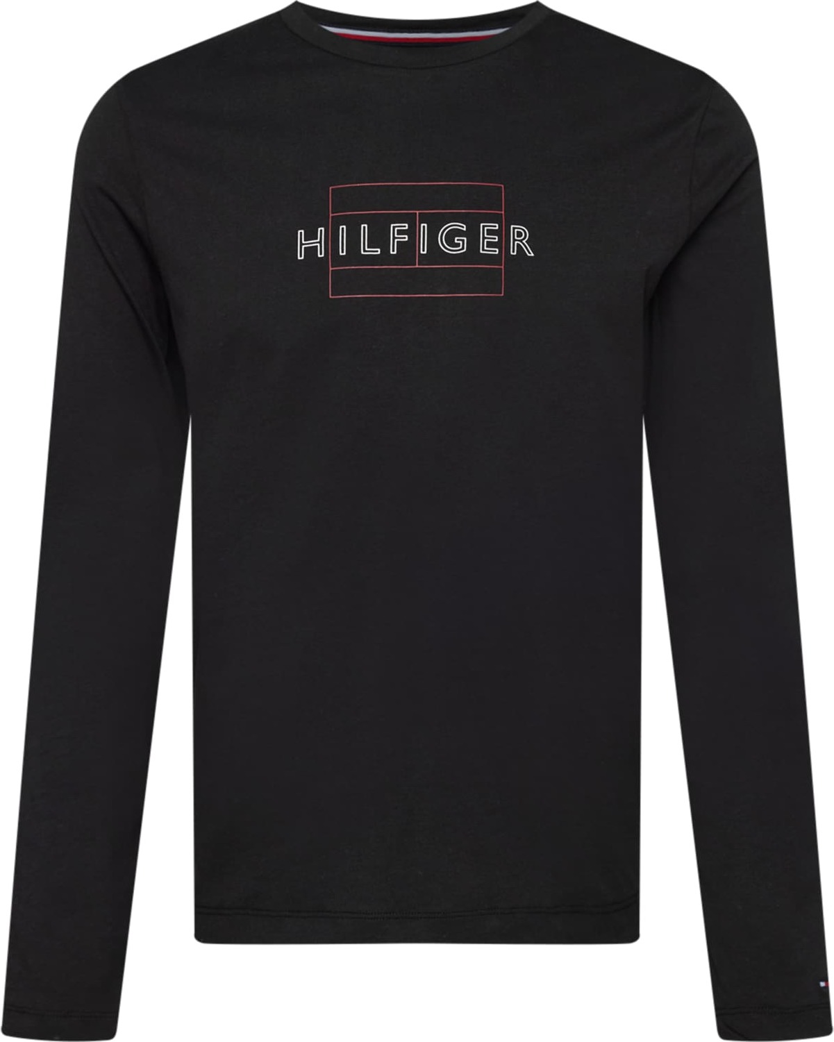 Tričko Tommy Hilfiger červená / černá / bílá