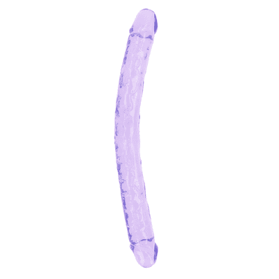 Realrock Oboustranné dildo 45 cm - fialové RealRock