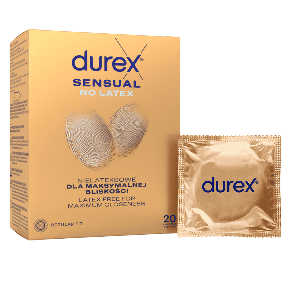 Durex kondomy Sensual No Latex 20 ks Durex