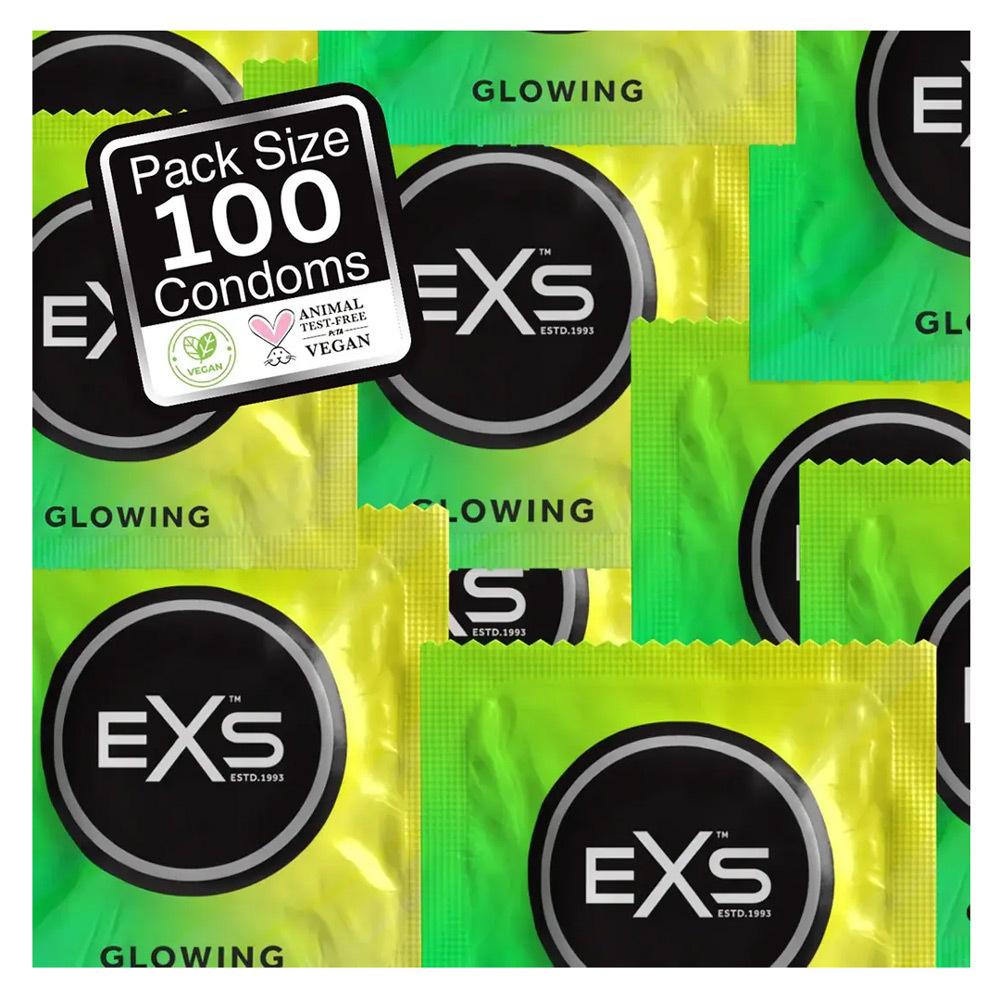 EXS Glowing kondomy 100 ks EXS